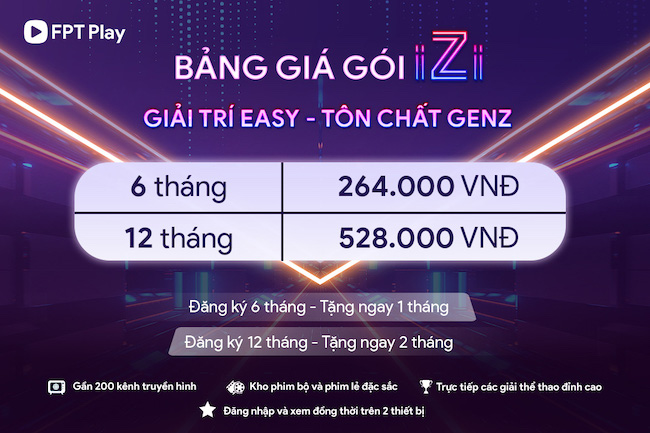 Bảng giá gói iZi